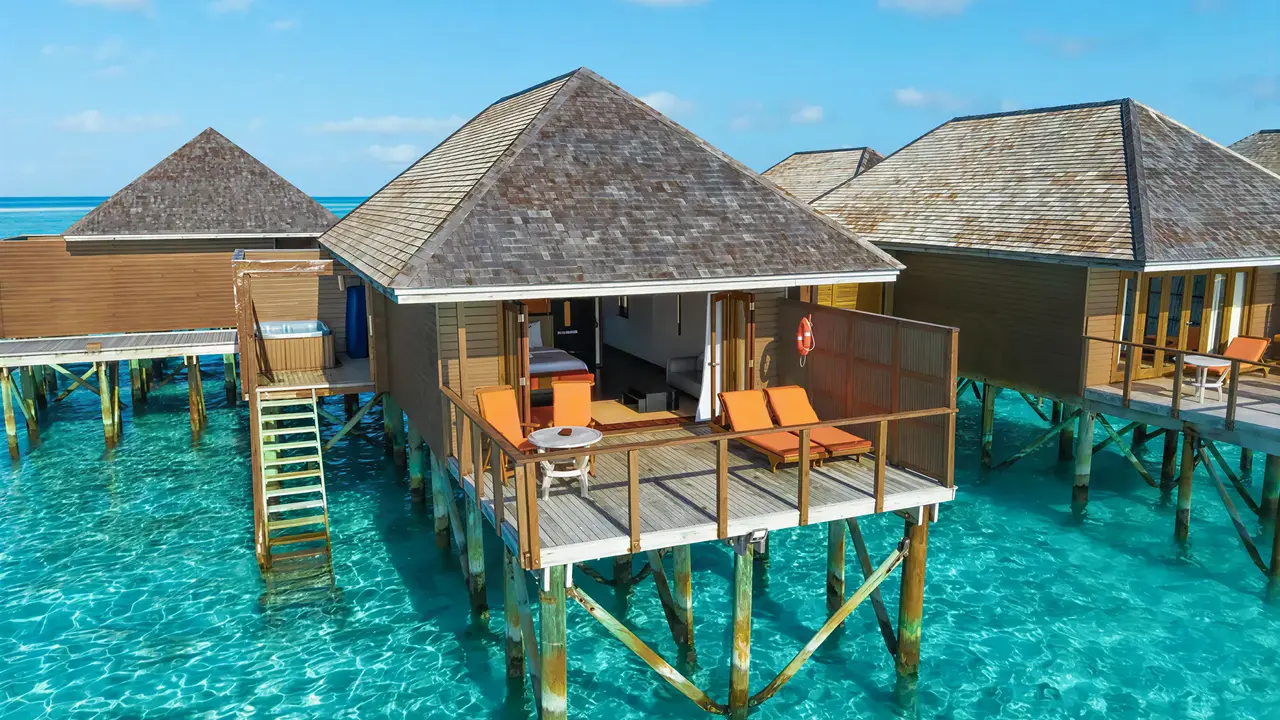Wille na wodzie w Meeru Island Resort