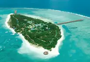 Widok z lotu ptaka na Meeru Island Resort