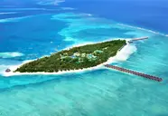 Widok z lotu ptaka na Meeru Island Resort