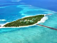 Widok z lotu ptaka na Meeru Island Resort