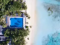Widok z lotu ptaka na Meeru Island Resort