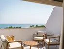 Balkon z widokiem na morze w Mercury