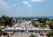 Widok na kompleks Miarosa Kemer Beach z lotu ptaka