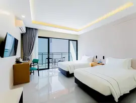 Pokój z dwoma łóżkami w Nai Yang Beach Resort