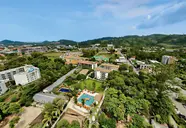 Widok z lotu ptaka na kompleks Nai Yang Beach Resort