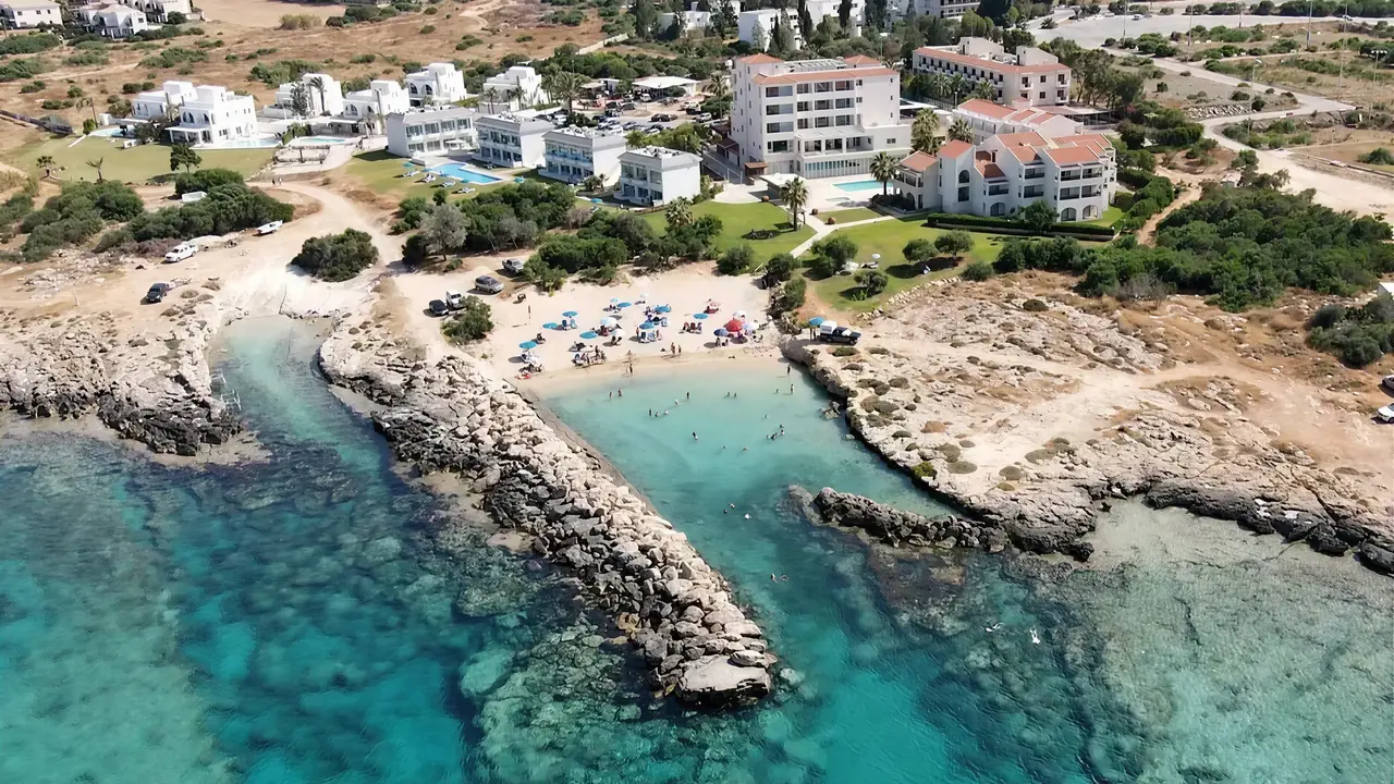 Widok z lotu ptaka na Narcissos Waterpark Resort