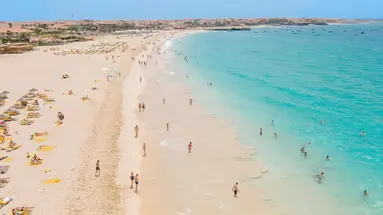 Plaża przy hotelu Oasis Atlantico Belorizonte
