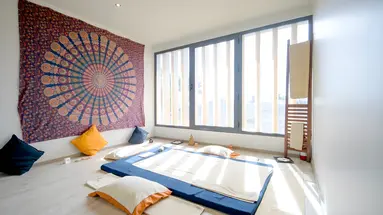 Wnętrze pokoju gościnnego w Oasis Atlantico Belorizonte