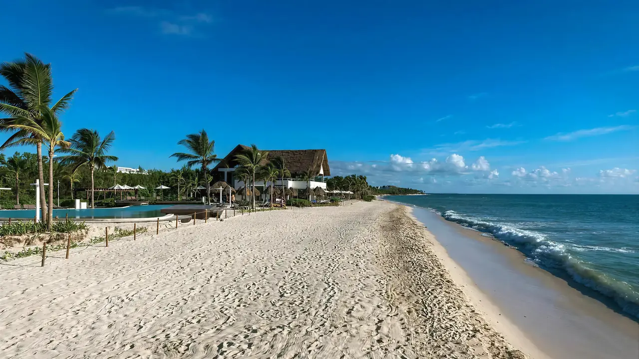 Plaża przy hotelu Ocean Riviera Paradise El Beso
