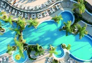 Widok z lotu ptaka na Olympic Lagoon Resort Paphos