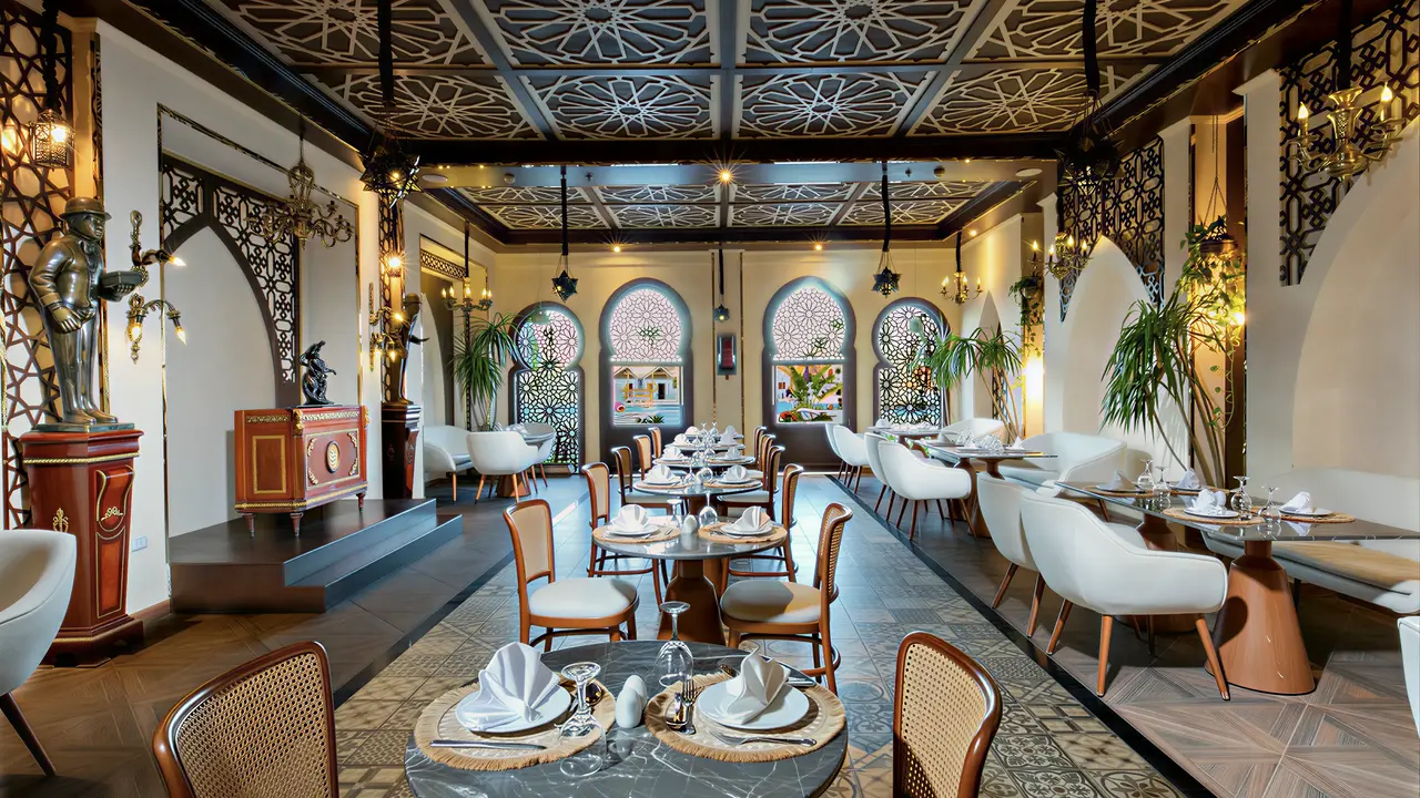 Elegancka restauracja w hotelu Panorama Bungalows El Gouna