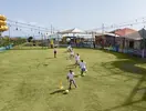 Dzieci podczas animacji sportowych w Papillon Belvil