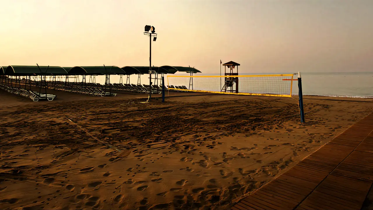 Boisko do siatkówki plażowej w Papillon Belvil