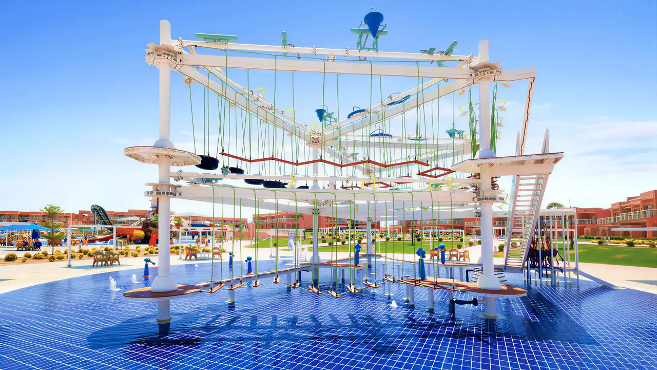 Wodny plac zabaw dla dzieci w Pickalbatros Jungle Aqua Park Resort Neverland