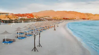 Strefa plażowa przy Pickalbatros Vita Resort Portofino