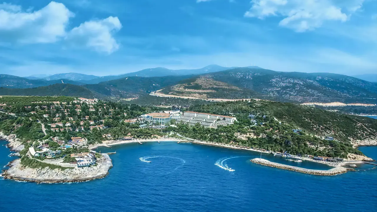 Widok z lotu ptaka na Pine Bay Holiday Resort