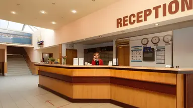 Recepcja hotelu Pliska