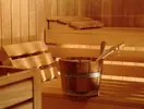 Drewniana sauna w hotelu Porto Santa Maria