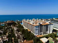 Widok z lotu ptaka na kompleks Quattro Beach Spa