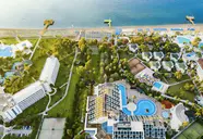 Widok z lotu ptaka na Queens Park Resort Goynuk