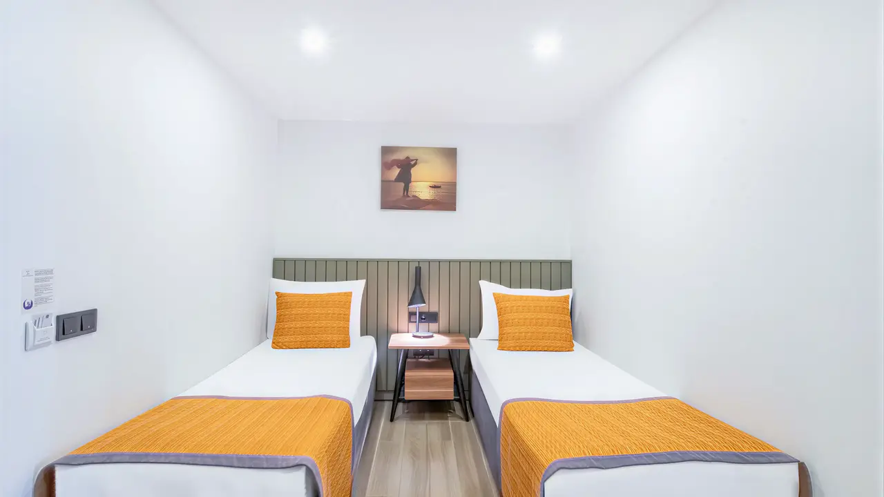 Pokój z dwoma łóżkami w Queens Park Resort Goynuk