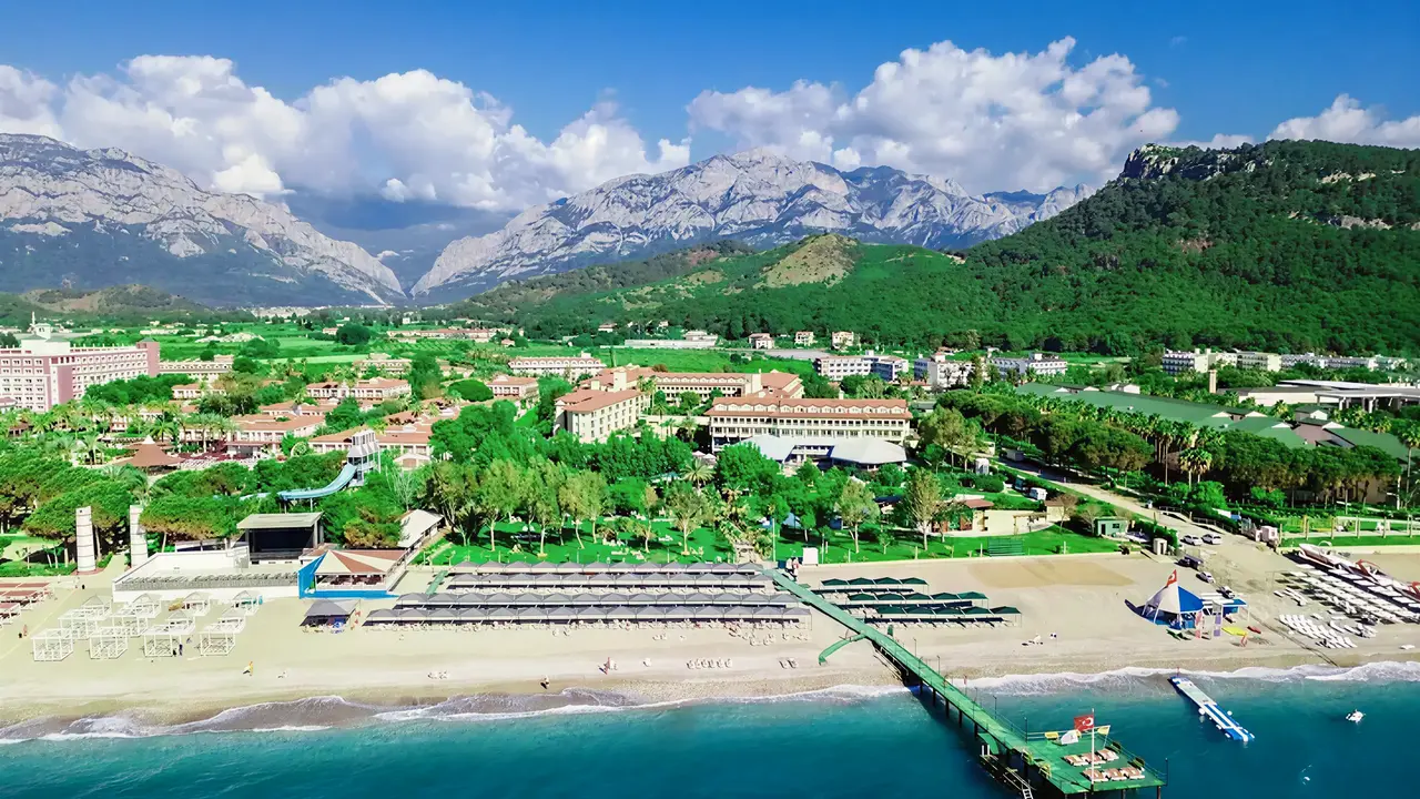 Widok z lotu ptaka na Queens Park Resort Goynuk