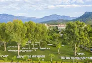 Widok na kompleks i teren Queens Park Resort Goynuk