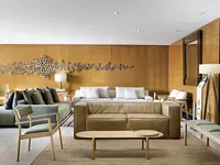 Nowoczesny salon dla gości w Rio Othon Palace