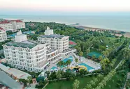 Widok z lotu ptaka na Royal Atlantis Beach
