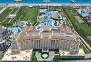 Widok z lotu ptaka na kompleks Royal Holiday Palace