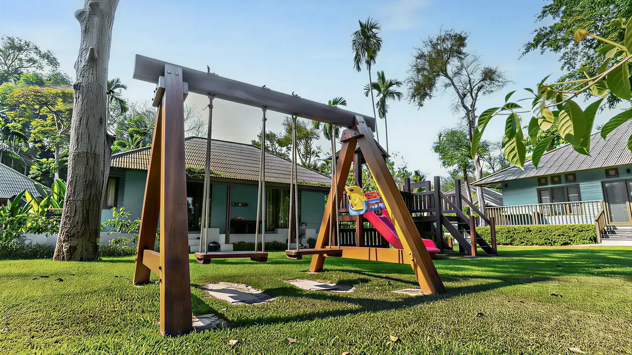 Plac zabaw dla dzieci w Sai Kaew