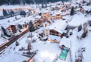 Widok z lotu ptaka na Salvadori zimą