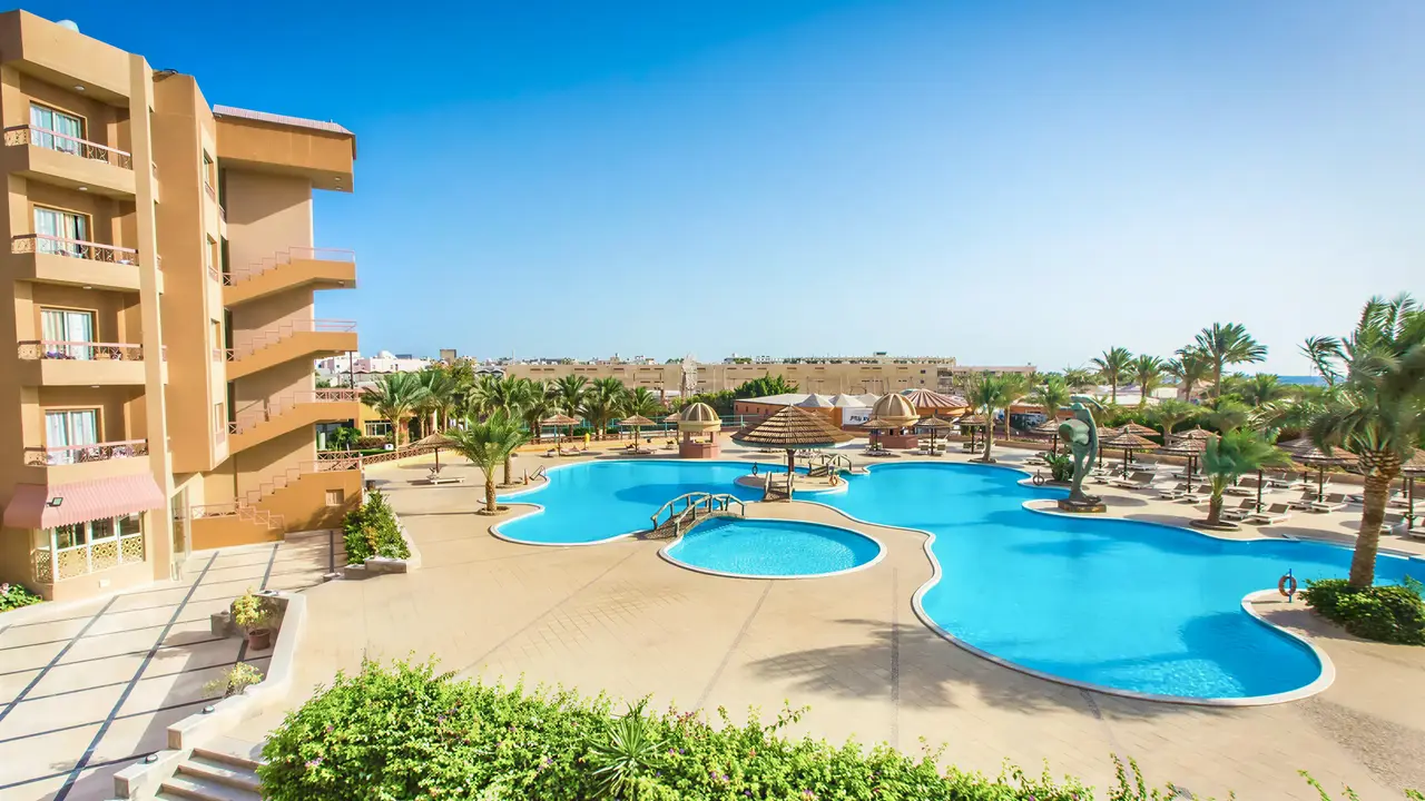 Widok na kompleks hotelowy Sea Gull Beach Resort