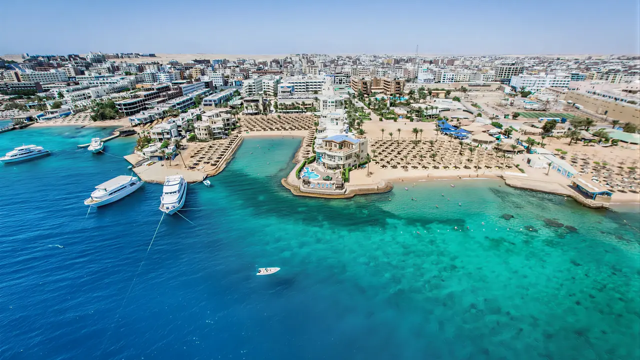 Widok na kompleks hotelowy Sea Gull Beach Resort