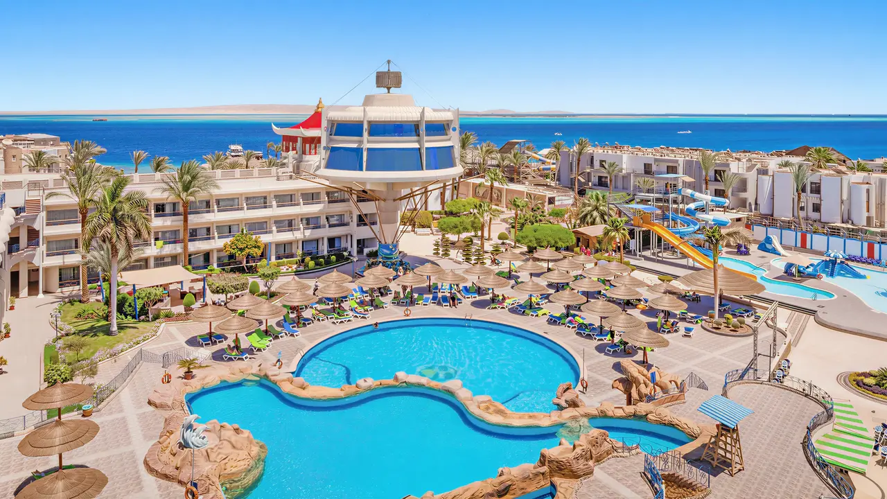 Widok na kompleks hotelowy Sea Gull Beach Resort