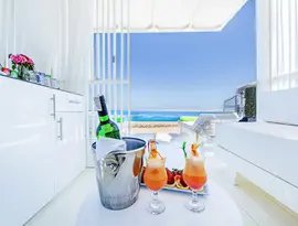 Strefa wypoczynkowa pokoju w Sea Gull Beach Resort