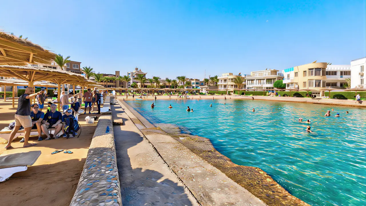 Strefa plażowa przy Sea Gull Beach Resort