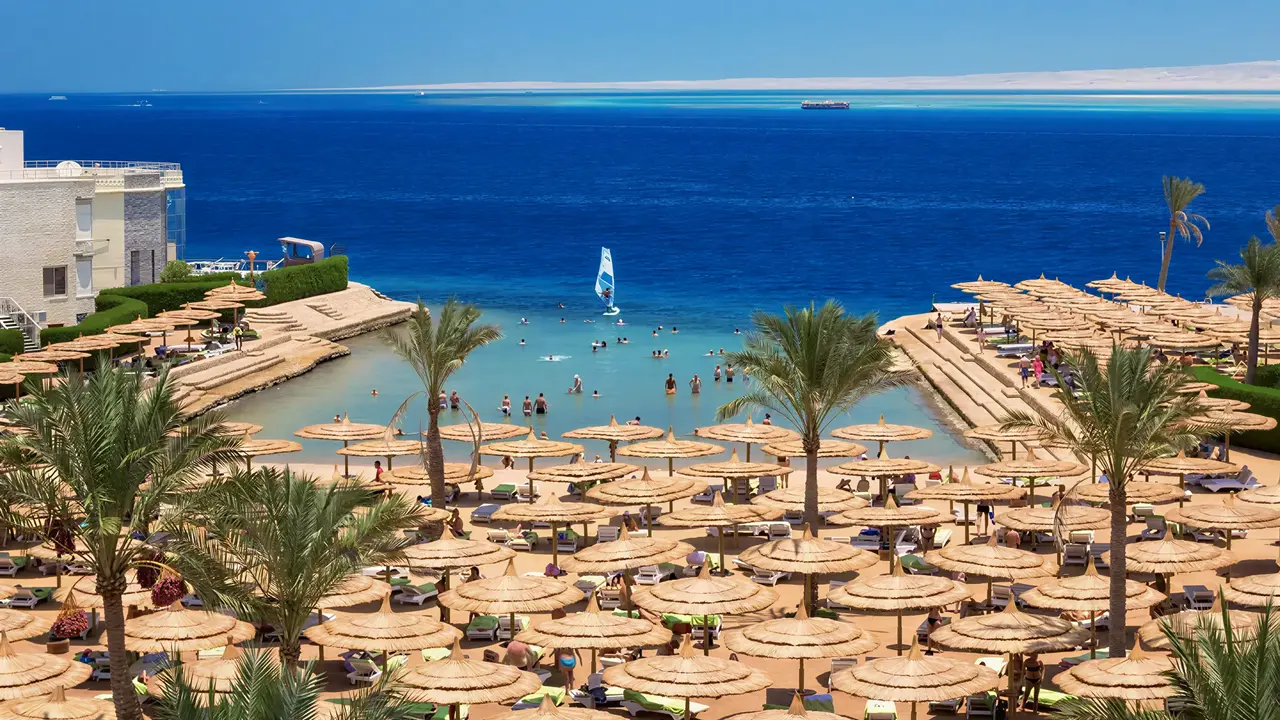 Widok na kompleks hotelowy Sea Gull Beach Resort