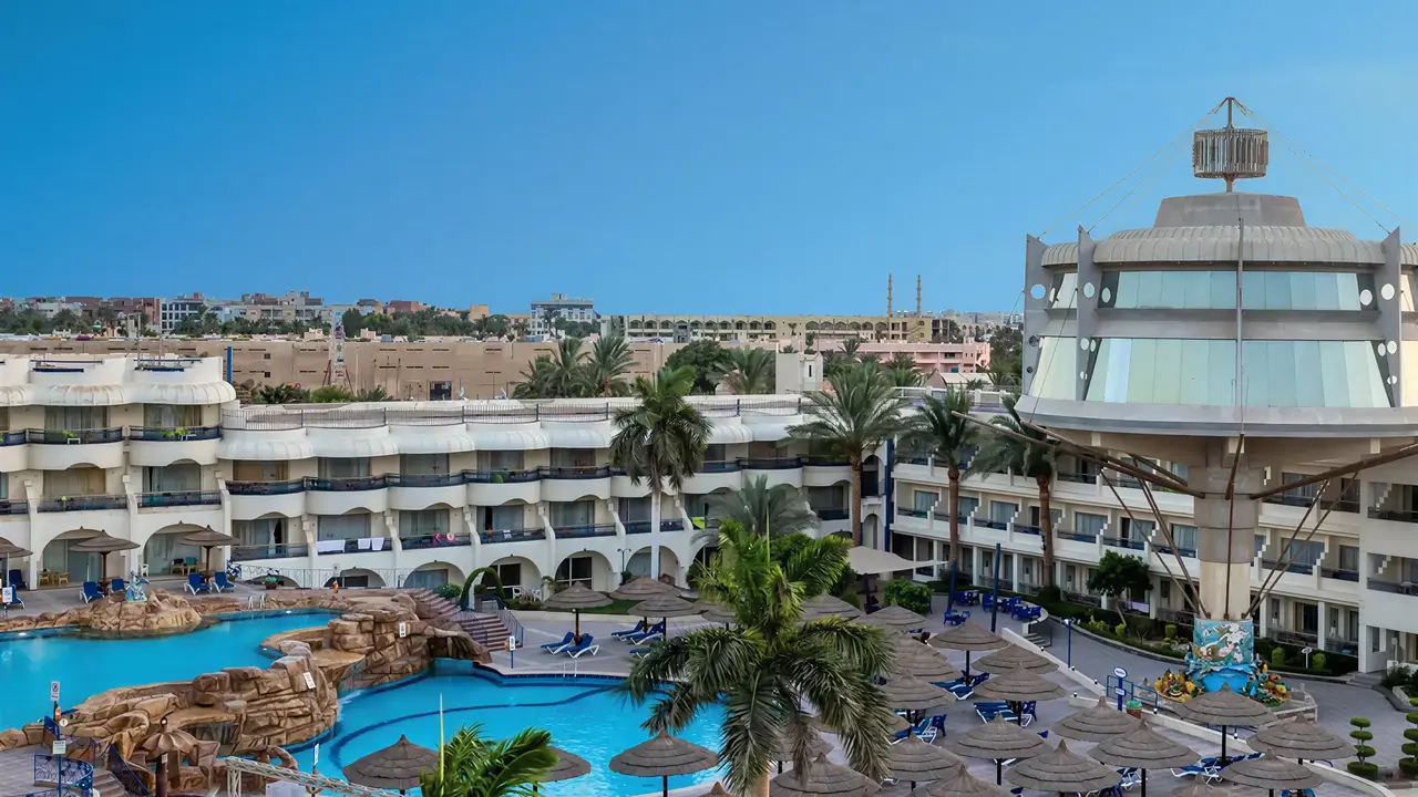 Widok na kompleks hotelowy Sea Gull Beach Resort