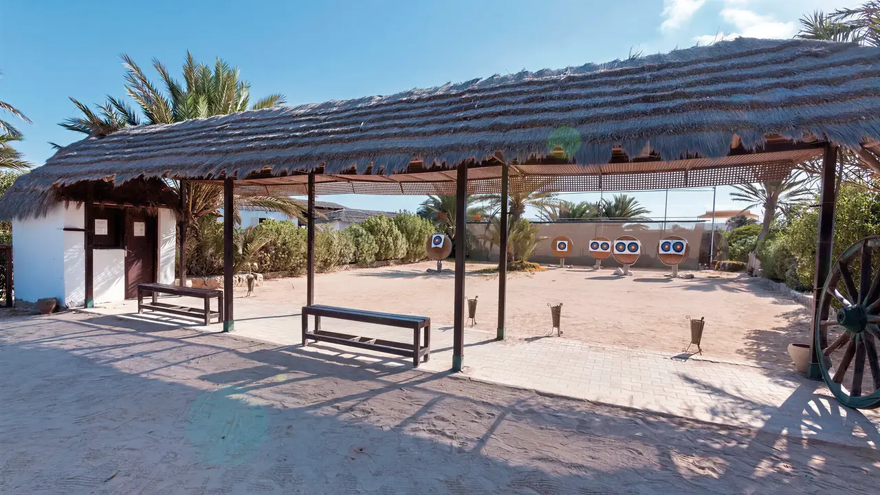 Strefa do rzutu oszczepem w Seabel Rym Beach Club
