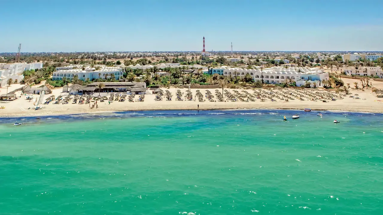 Widok z lotu ptaka na Seabel Rym Beach Club