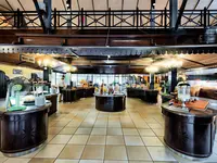 Bufet z jedzeniem w hotelu Senegambia Beach