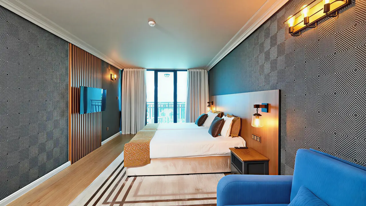 Nowoczesny pokój z łóżkami w Sentido Bellevue Beach 