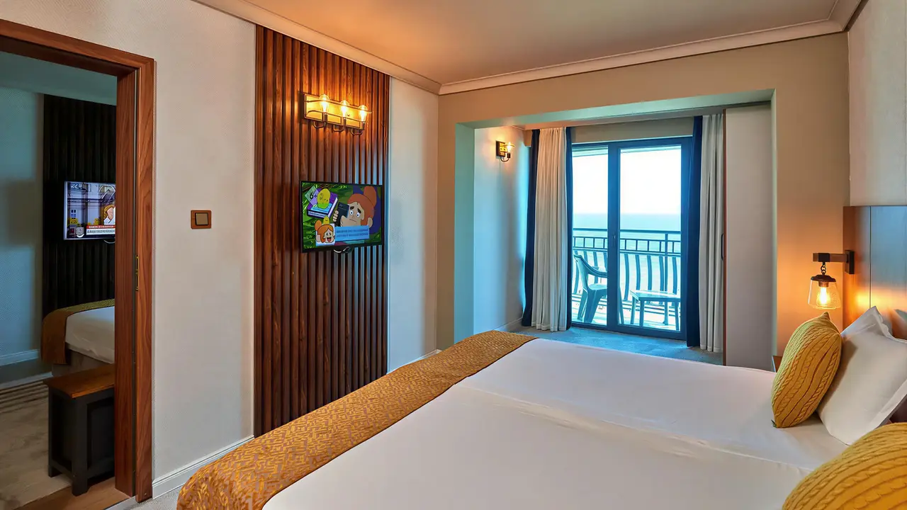 Przytulny pokój z widokiem w Sentido Bellevue Beach 