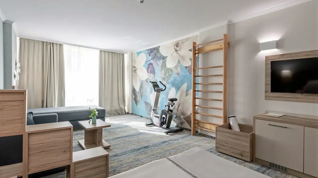 Pokój z ćwiczeniami w Sentido Neptun Beach