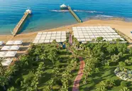 Widok z lotu ptaka na Sentido Turan Prince i plażę