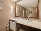 Łazienka w Sheraton Grand Rio z umywalką i lustrem