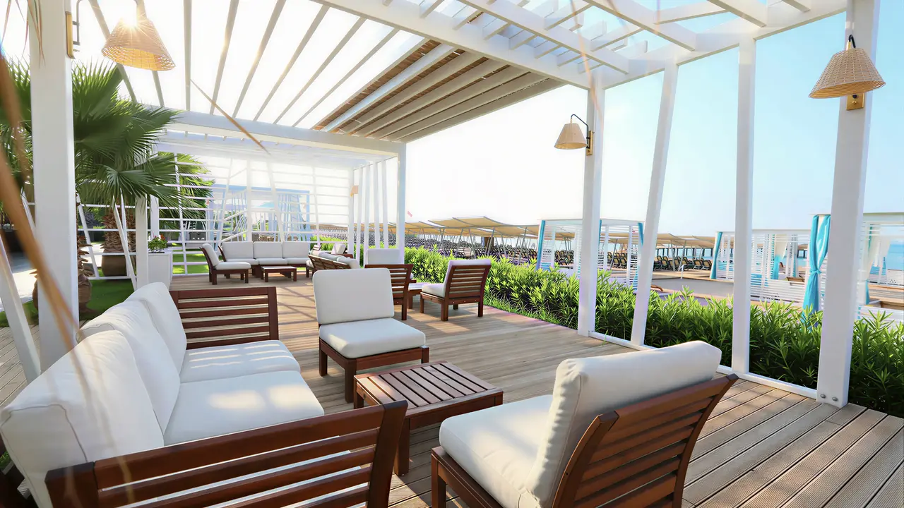 Strefa relaksu na plaży w Sherwood Exclusive Lara