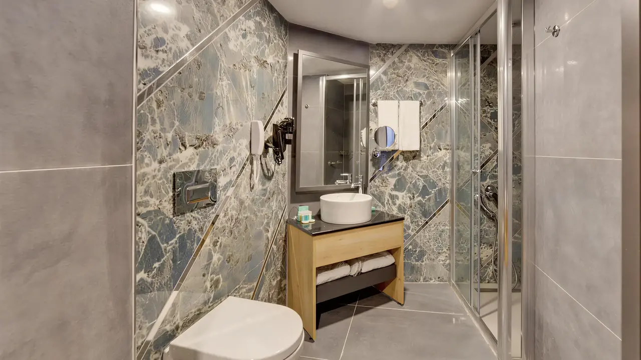 Nowoczesna łazienka w Signature Blue Resort
