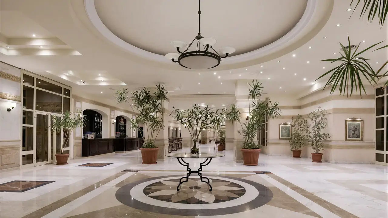 Eleganckie lobby w hotelu Sindbad Club